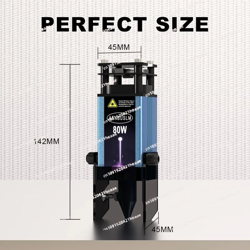Suitable forlaser engraving with air assisted woodworking knife, 80W laser cutting module, 450mm blue light laser engraving head
Suitable forlaser engraving with air assisted woodworking knife, 80W laser cutting module, 450mm blue light laser engraving head