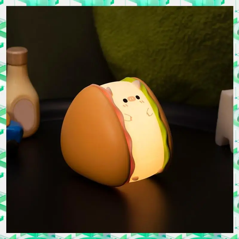 Силиконовый ночник FIZP Burger Piggy, ночные огни, светодиодные мягкие новинки, милые подарки с животными - 3 уровня яркости, сенсорный датчик
Силиконовый ночник FIZP Burger Piggy, ночные огни, светодиодные мягкие новинки, милые подарки с животными - 3 уровня яркости, сенсорный датчик