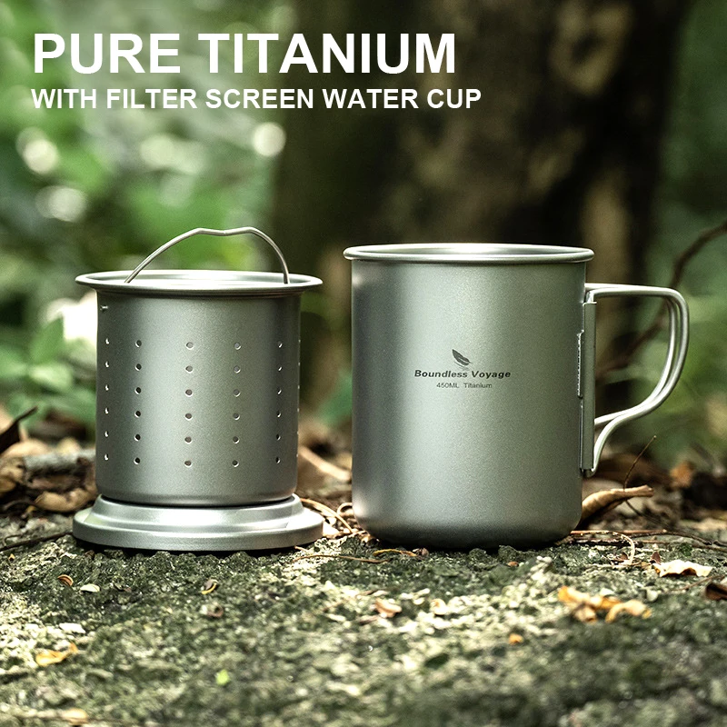 Pure Titanium With Filter Screen Water Cup, Portable Ultra-Light Health, Outdoor Camping Picnic Travel Tea/Coffee Mug,A1475
Pure Titanium With Filter Screen Water Cup, Portable Ultra-Light Health, Outdoor Camping Picnic Travel Tea/Coffee Mug,A1475
