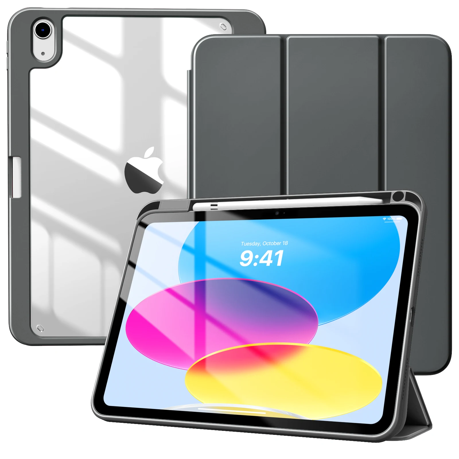 Case for iPad 11th Gen 11 Inch 2025 A16, iPad 10th Gen 10.9 Inch 2022, Clear Back Shell Cover with Pencil Holder Auto Wake/Sleep
Case for iPad 11th Gen 11 Inch 2025 A16, iPad 10th Gen 10.9 Inch 2022, Clear Back Shell Cover with Pencil Holder Auto Wake/Sleep