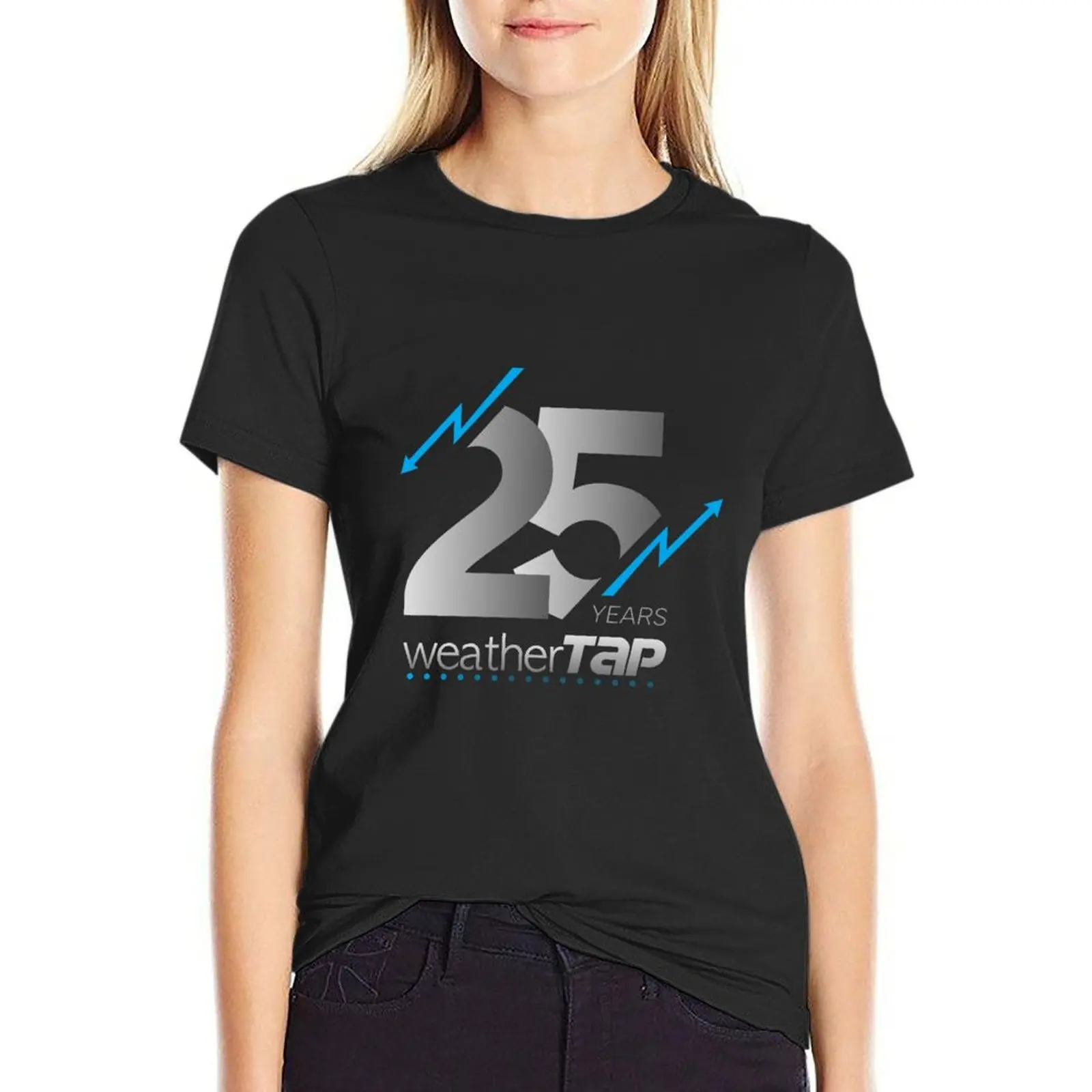 WeatherTAP's 25th Anniversary : Special Edition T-Shirt summer tops vintage clothes t-shirts for Women loose fit
WeatherTAP's 25th Anniversary : Special Edition T-Shirt summer tops vintage clothes t-shirts for Women loose fit