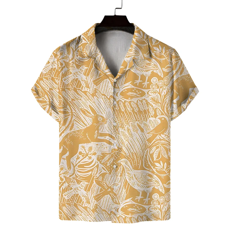 Seaside Retro Pattern Hawaiian Style Men's Shirt Summer Vacation Casual Men's Short-Sleeve Shirt Outdoor Beach Loose Men's Shirt
Seaside Retro Pattern Hawaiian Style Men's Shirt Summer Vacation Casual Men's Short-Sleeve Shirt Outdoor Beach Loose Men's Shirt