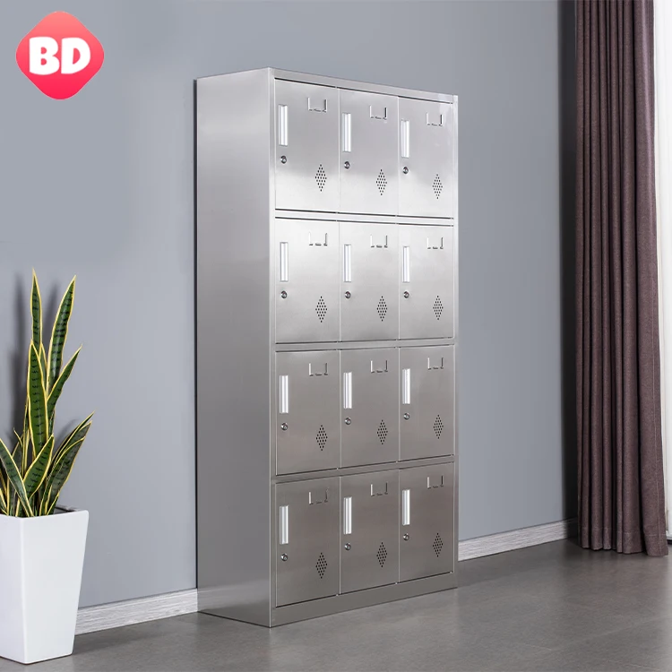 12 Door Stainless Steel Wardrobe for Food Factory Workshop Dormitory Metal Locker
12 Door Stainless Steel Wardrobe for Food Factory Workshop Dormitory Metal Locker