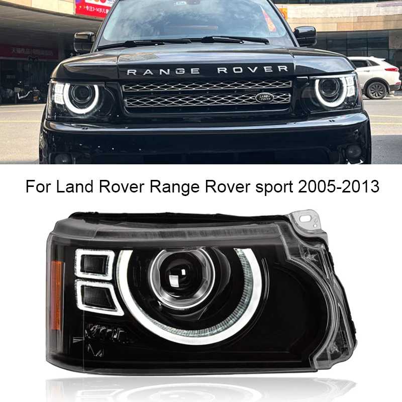 Автомобильная фара для Range Rover Sport 2005-2013, светодиодные DRL, обновленный дизайн Defender, указатель поворота, линза проектора, аксессуары для фар
Автомобильная фара для Range Rover Sport 2005-2013, светодиодные DRL, обновленный дизайн Defender, указатель поворота, линза проектора, аксессуары для фар