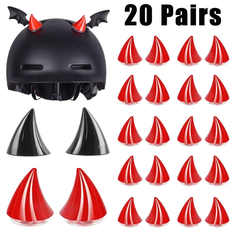 1-20 Pairs of Motorbike Helmets Male and Female Models Devil Horns Decoration E-bike Helmets Suction Cup Decoration
1-20 Pairs of Motorbike Helmets Male and Female Models Devil Horns Decoration E-bike Helmets Suction Cup Decoration