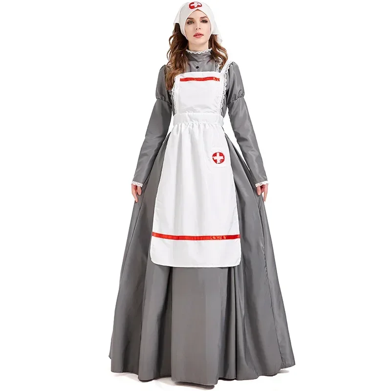 Florence Nightingale Night Watchman Nurse Uniform Dress Cosplay Costume Suit For Girls Woman Maid Party Stage Costumes
Florence Nightingale Night Watchman Nurse Uniform Dress Cosplay Costume Suit For Girls Woman Maid Party Stage Costumes