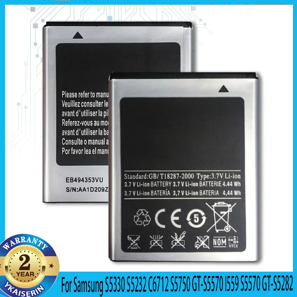 EB 494353 ВУ EB 494353 Аккумулятор для телефона VA для Samsung S5330 S5232 C6712 S5750 GT-S5570 I559 S5570 GT-S5282, аккумуляторы 1200 мАч, гарантия
EB 494353 ВУ EB 494353 Аккумулятор для телефона VA для Samsung S5330 S5232 C6712 S5750 GT-S5570 I559 S5570 GT-S5282, аккумуляторы 1200 мАч, гарантия