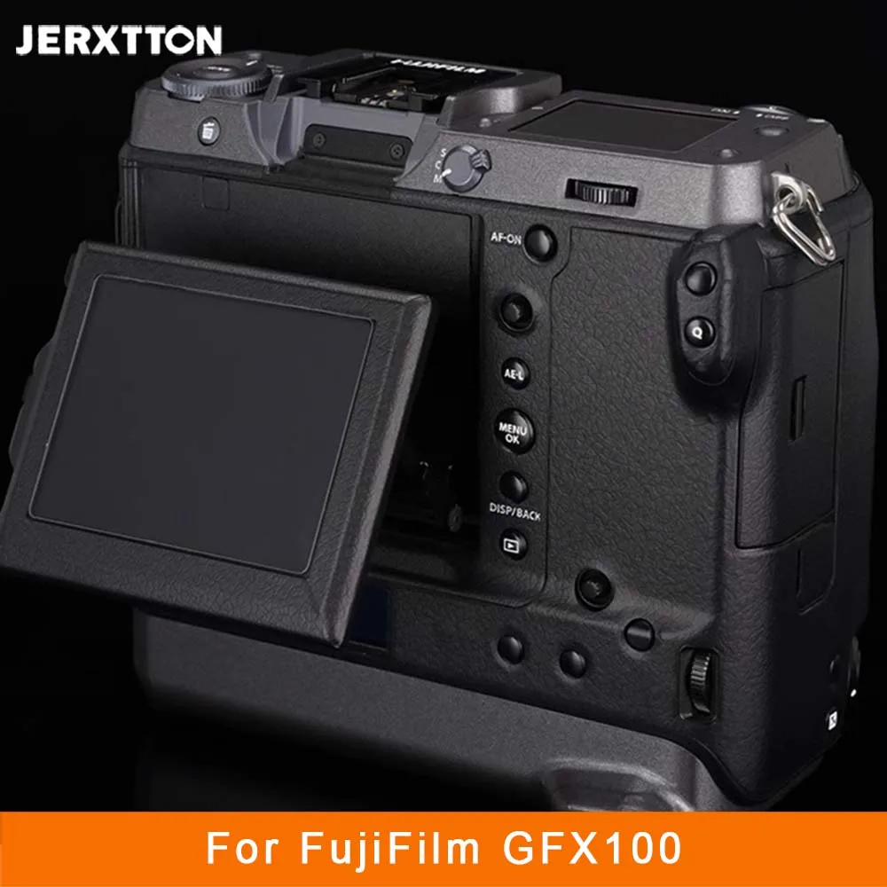Защитная пленка-наклейка (винил) для камеры FujiFilm GFX100: защита от царапин, декоративное покрытие, наклейки-декали для корпуса GFX 100
Защитная пленка-наклейка (винил) для камеры FujiFilm GFX100: защита от царапин, декоративное покрытие, наклейки-декали для корпуса GFX 100
