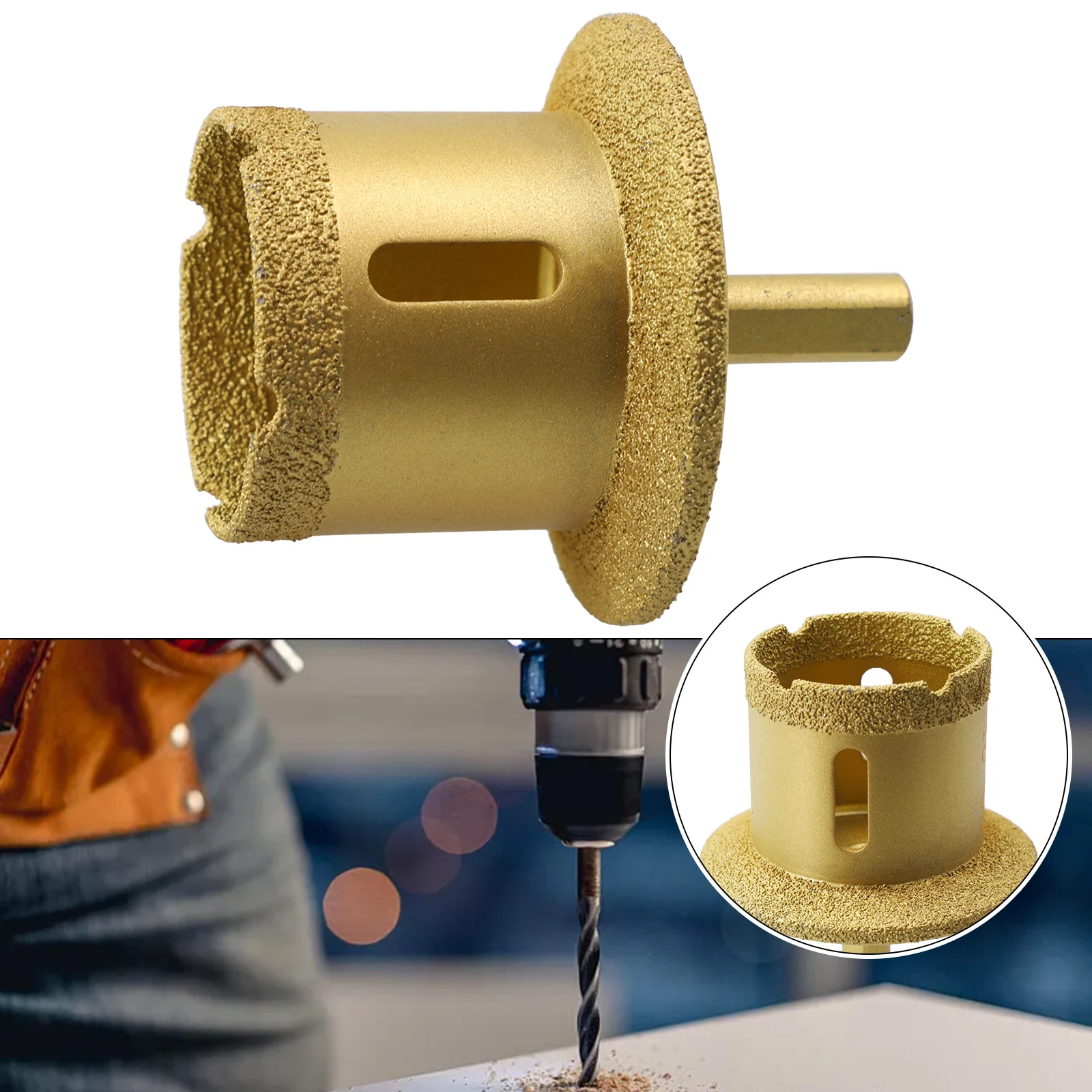 For Marble Tiles Washbasin Brazing Hole Opener Tool Parts Brazed Hole Opener M10 Thread More Aggressive Drilling
For Marble Tiles Washbasin Brazing Hole Opener Tool Parts Brazed Hole Opener M10 Thread More Aggressive Drilling