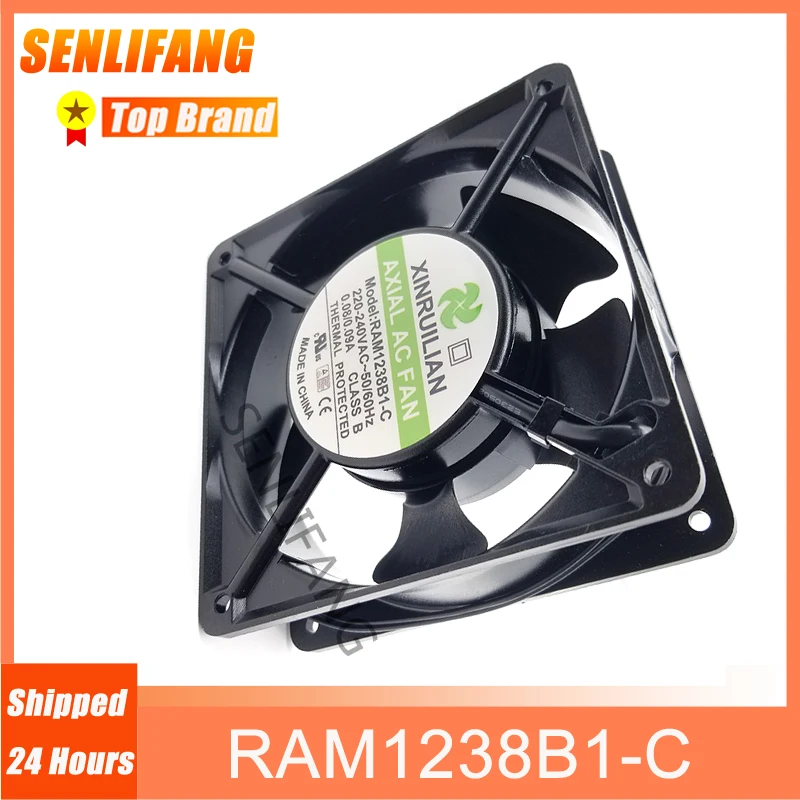 New For XINRUILIAN RAM1238B1-C 12038 Fan AC220V-240V 0.08A/0.09A 2-Line 120x120x38MM Square Cooling
New For XINRUILIAN RAM1238B1-C 12038 Fan AC220V-240V 0.08A/0.09A 2-Line 120x120x38MM Square Cooling