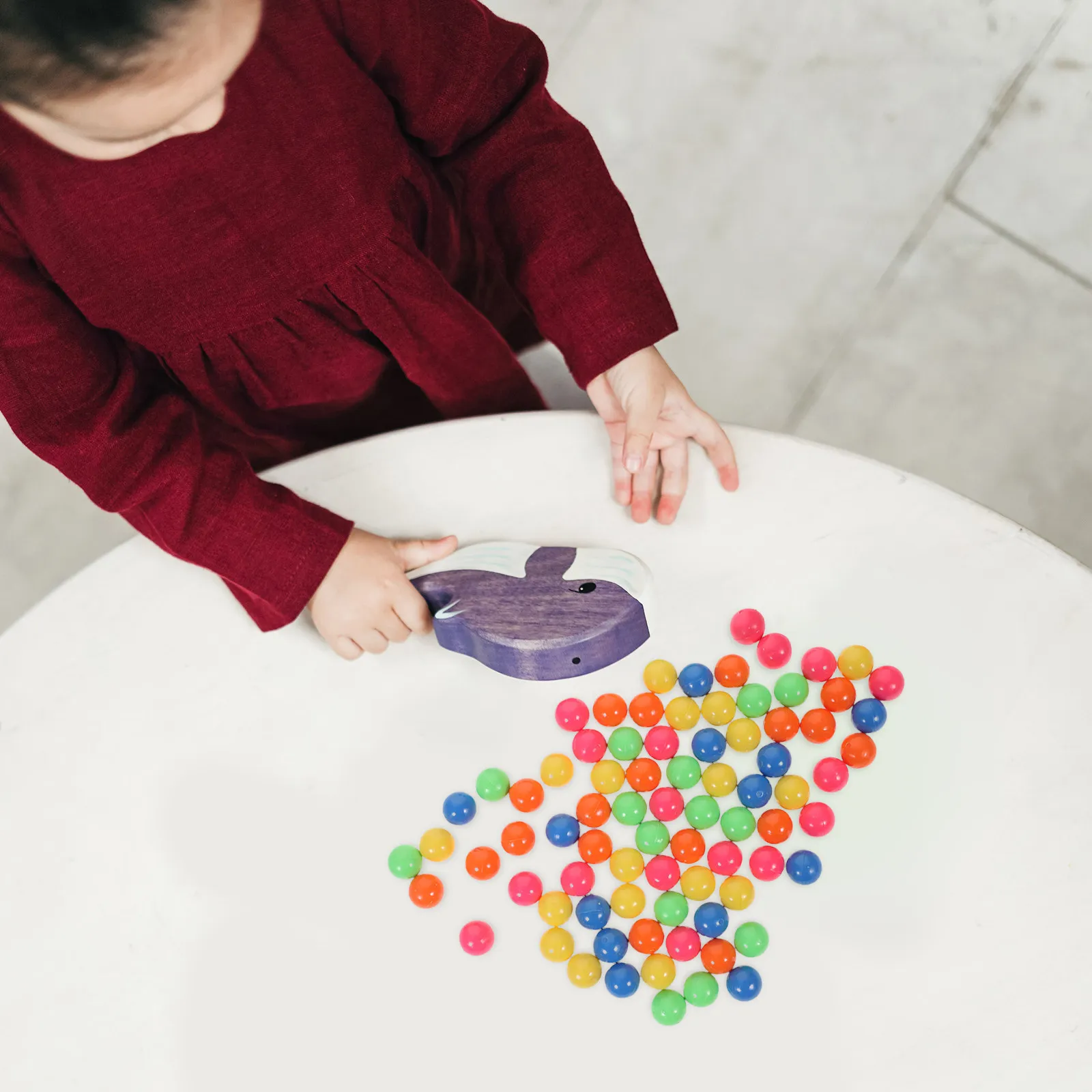 100Pcs Colored Plastic Balls 1.5cm Diameter 5 Colors Counting Learning Educational Balls for Kids Early Development Visual
100Pcs Colored Plastic Balls 1.5cm Diameter 5 Colors Counting Learning Educational Balls for Kids Early Development Visual