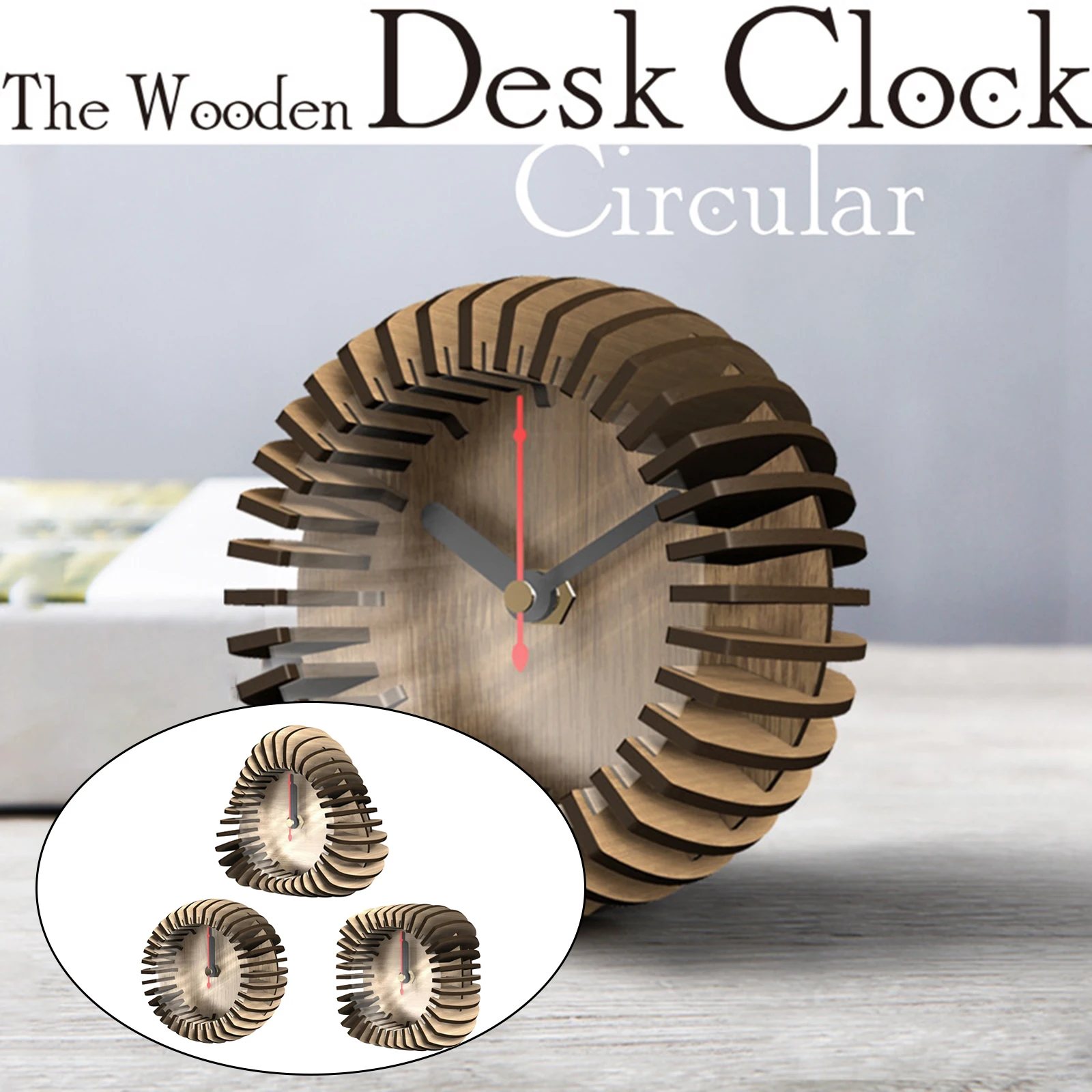 Wooden Creative Puzzle Clock Toy Clocks Desk Building Kits Gift
Wooden Creative Puzzle Clock Toy Clocks Desk Building Kits Gift