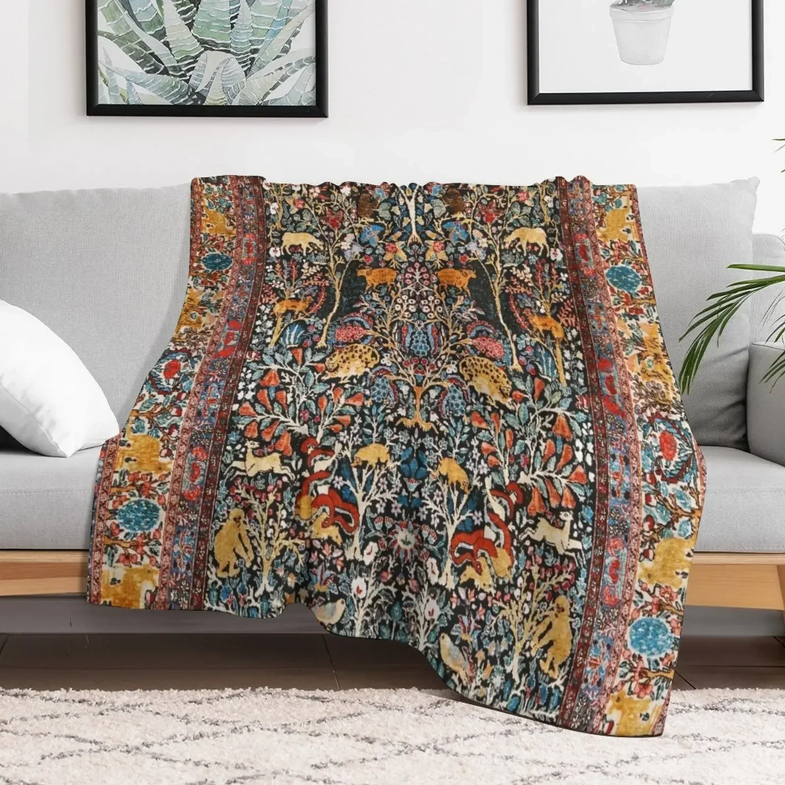 Antique Persian Carpet Print Throw Blanket blankets ands Sofa Tourist cosplay anime Blankets
Antique Persian Carpet Print Throw Blanket blankets ands Sofa Tourist cosplay anime Blankets