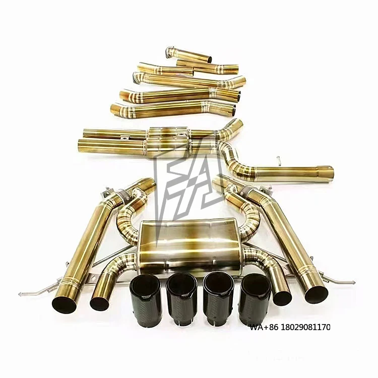 For M3 M4 G80 G82 Titanium Exhaust System in the Middle and Tail Section Electric Valve Muffler Exhaust Pipe Toasted Gold
For M3 M4 G80 G82 Titanium Exhaust System in the Middle and Tail Section Electric Valve Muffler Exhaust Pipe Toasted Gold