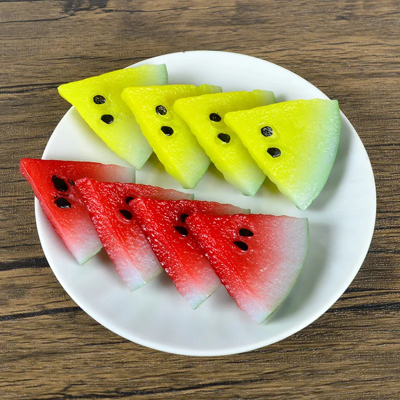 Mini Watermelon Slice Simulation Fake Fruit 3D Miniature Models Dollhouse Food Play Prop Pretend Play Toy Decoration Accessories
Mini Watermelon Slice Simulation Fake Fruit 3D Miniature Models Dollhouse Food Play Prop Pretend Play Toy Decoration Accessories