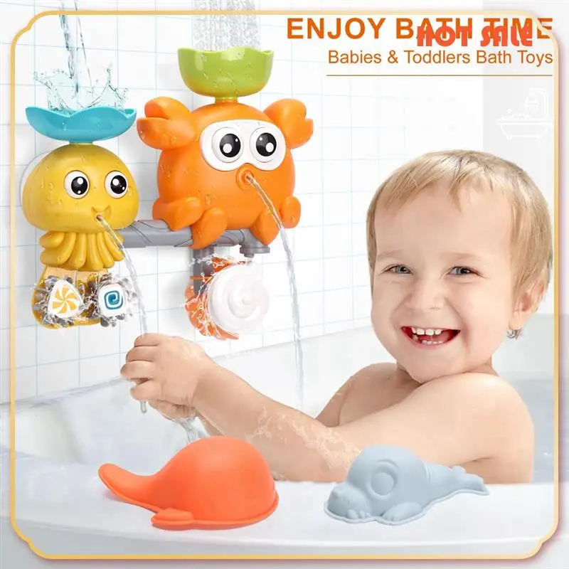 ABFA Colorful Bath Toys For Toddlers 1-3, Water Tub Toys With Mini Sprinkler & Cups, Ideal Gift In Color Box
ABFA Colorful Bath Toys For Toddlers 1-3, Water Tub Toys With Mini Sprinkler & Cups, Ideal Gift In Color Box