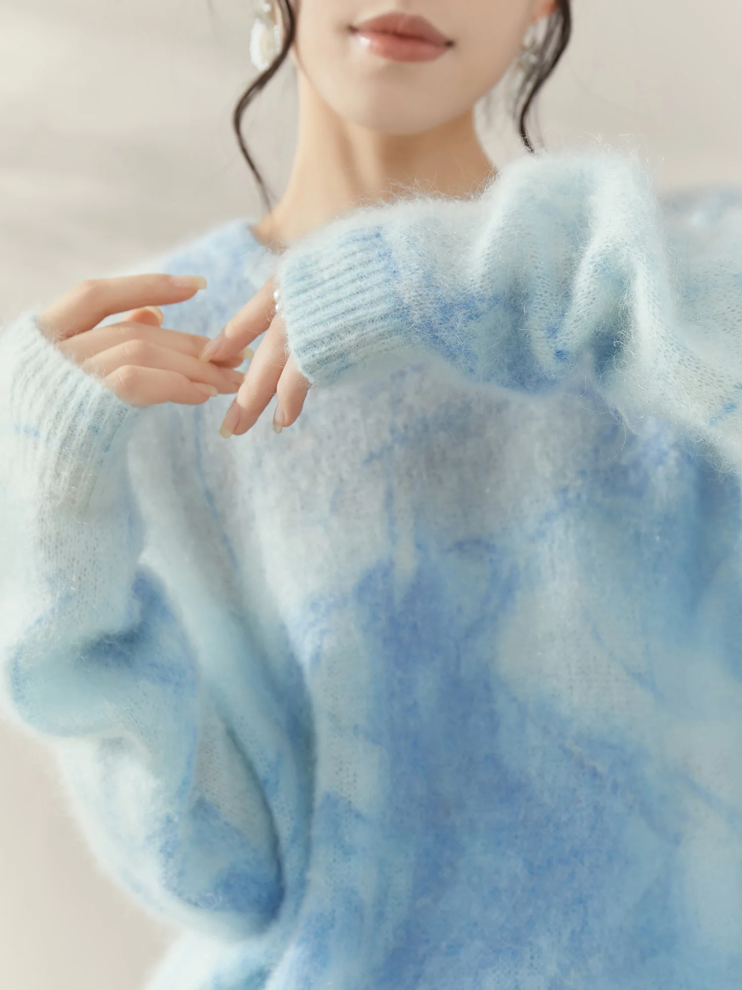 Lazy Aosphere adient Blend Свободный базовый слой круглый Ne Personali Верхняя пряжа с окраской Внутренняя одежда Свитер Удобный осенний ...
Lazy Aosphere adient Blend Свободный базовый слой круглый Ne Personali Верхняя пряжа с окраской Внутренняя одежда Свитер Удобный осенний ...