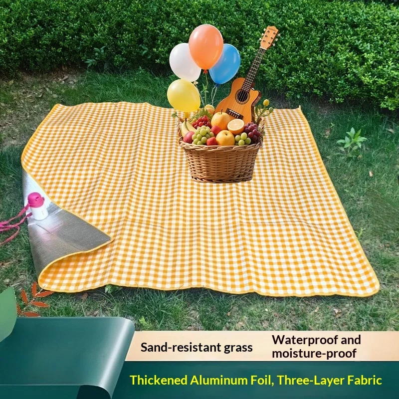Aluminum Foil Insulated Picnic Mat Thickened Waterproof Outdoor Camping Tent Ground Cover200*200
Aluminum Foil Insulated Picnic Mat Thickened Waterproof Outdoor Camping Tent Ground Cover200*200