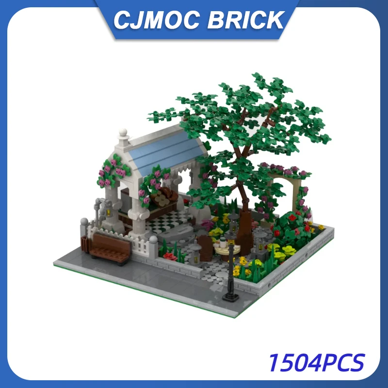 MOC-187755 Modular Garden with Coffee Shop Building Blocks Flower Tree Street Light Store Building Block Model Street View Educ
MOC-187755 Modular Garden with Coffee Shop Building Blocks Flower Tree Street Light Store Building Block Model Street View Educ