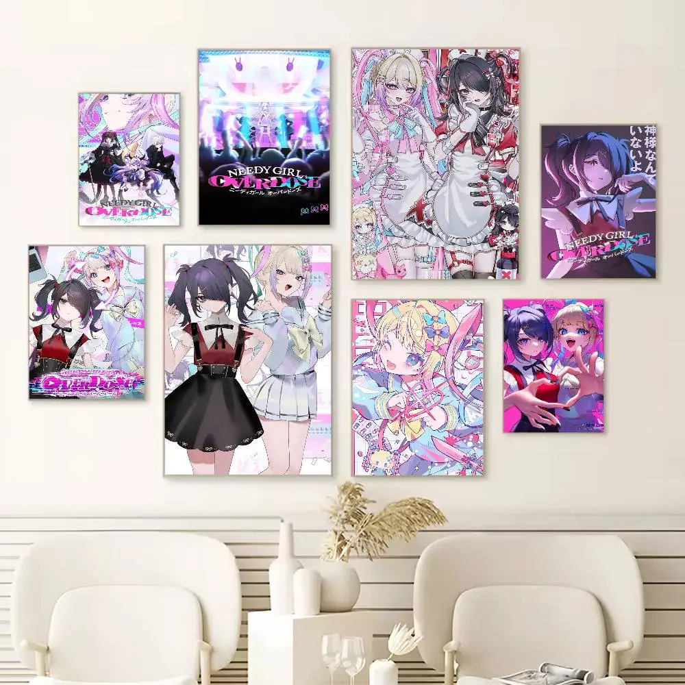 Anime NEEDY GIRL OVERDOSES Poster HD Quality Wall Art Retro Posters For Home Room Wall Decor Self Adhesive
Anime NEEDY GIRL OVERDOSES Poster HD Quality Wall Art Retro Posters For Home Room Wall Decor Self Adhesive