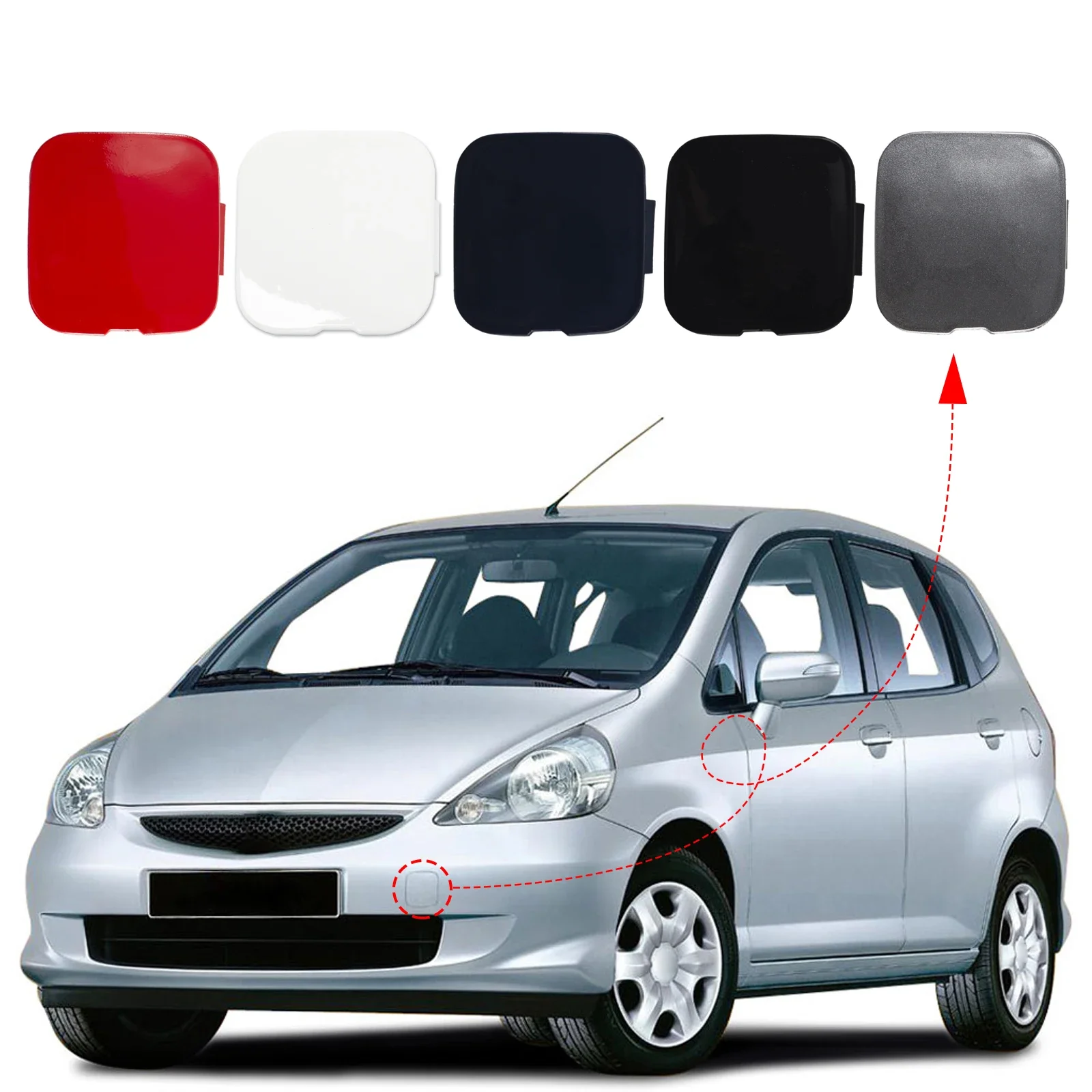 Front Bumper Tow Hook Cover Cap Towing Eye For Honda Jazz Fit Accessories 2005 2006 2007 2008 GD1 GD3 71104-SAA-900 71104SAA900
Front Bumper Tow Hook Cover Cap Towing Eye For Honda Jazz Fit Accessories 2005 2006 2007 2008 GD1 GD3 71104-SAA-900 71104SAA900