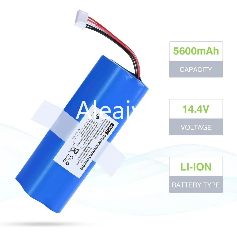 14.4V 6800mAh Replacement Batteries for Ecovacs Deebot (X1 Ozmo,T5-T9 950,DX9G - DX96,DLX11- 54) Robot Vacuum Cleaner Sweeper.
14.4V 6800mAh Replacement Batteries for Ecovacs Deebot (X1 Ozmo,T5-T9 950,DX9G - DX96,DLX11- 54) Robot Vacuum Cleaner Sweeper.
