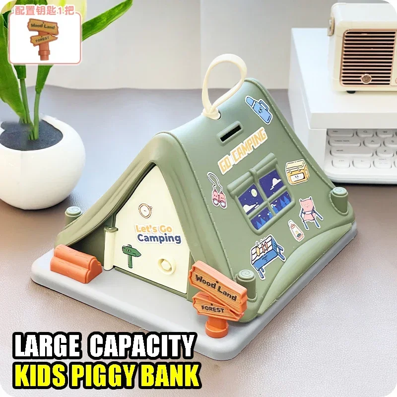 Детская копилка-игрушка с мультяшным дизайном, наклейками, большой вместимостью для хранения денег и монет, подарок для детей
Детская копилка-игрушка с мультяшным дизайном, наклейками, большой вместимостью для хранения денег и монет, подарок для детей
