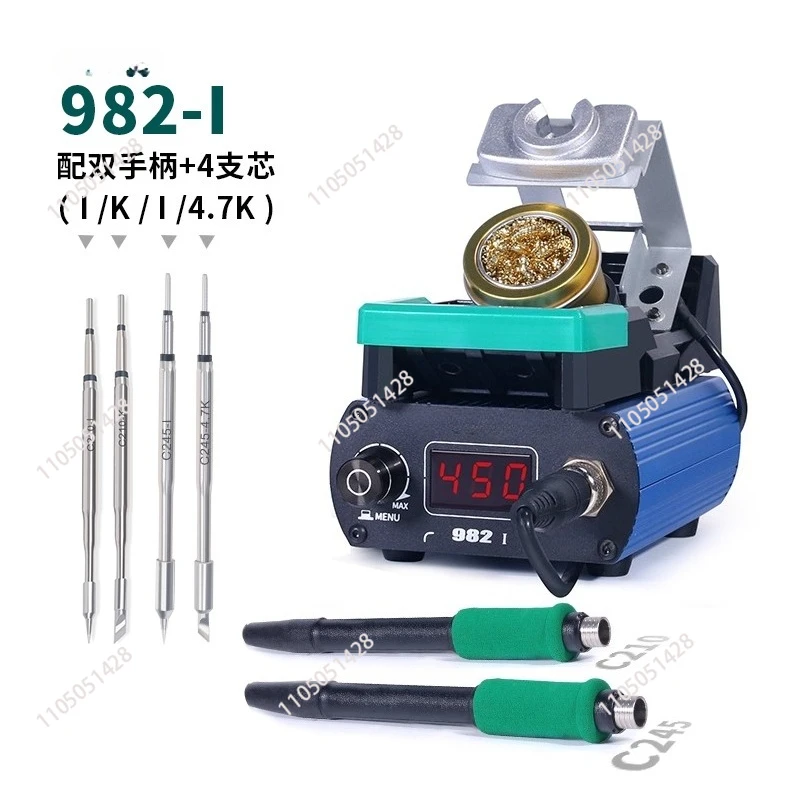 982-I Портативная интеллектуальная паяльная станция, терморучка на 1 секунду для ремонта телефона, 210/245 ℃ Регулируемый
982-I Портативная интеллектуальная паяльная станция, терморучка на 1 секунду для ремонта телефона, 210/245 ℃ Регулируемый