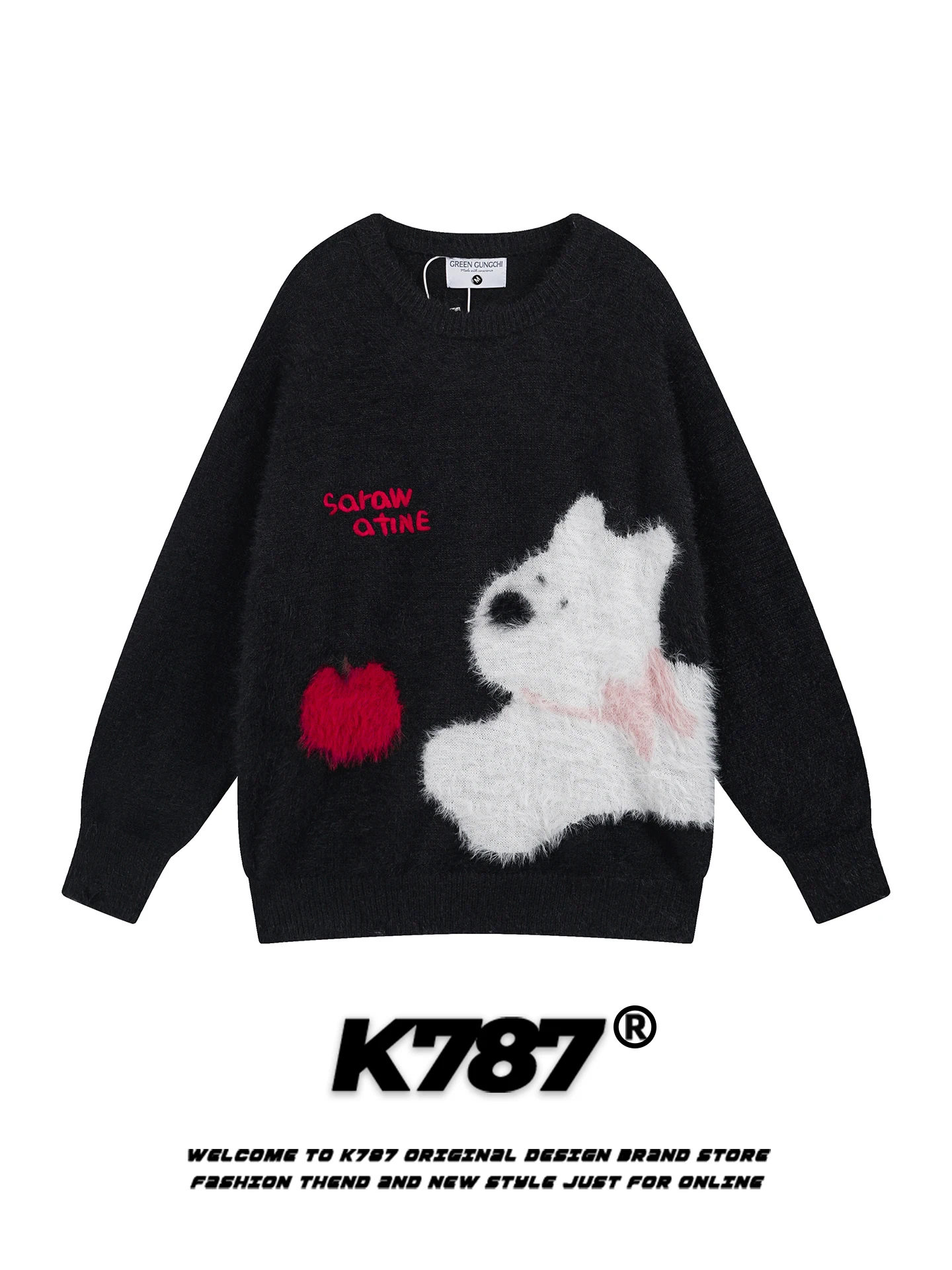 Американский ретро-свитер унисекс с круглым вырезом, свободный повседневный трикотажный свитер оверсайз для мужчин и женщин, в стиле колледж
Американский ретро-свитер унисекс с круглым вырезом, свободный повседневный трикотажный свитер оверсайз для мужчин и женщин, в стиле колледж