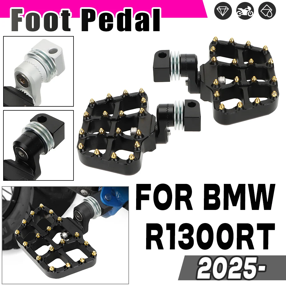 Motorcycle CNC Foot Pegs Pedals Rests Fit For BMW R1300RT 2025 R 1300RT R1300 RT R 1300 RT Aluminum 360 Adjustable Rear Footpegs
Motorcycle CNC Foot Pegs Pedals Rests Fit For BMW R1300RT 2025 R 1300RT R1300 RT R 1300 RT Aluminum 360 Adjustable Rear Footpegs