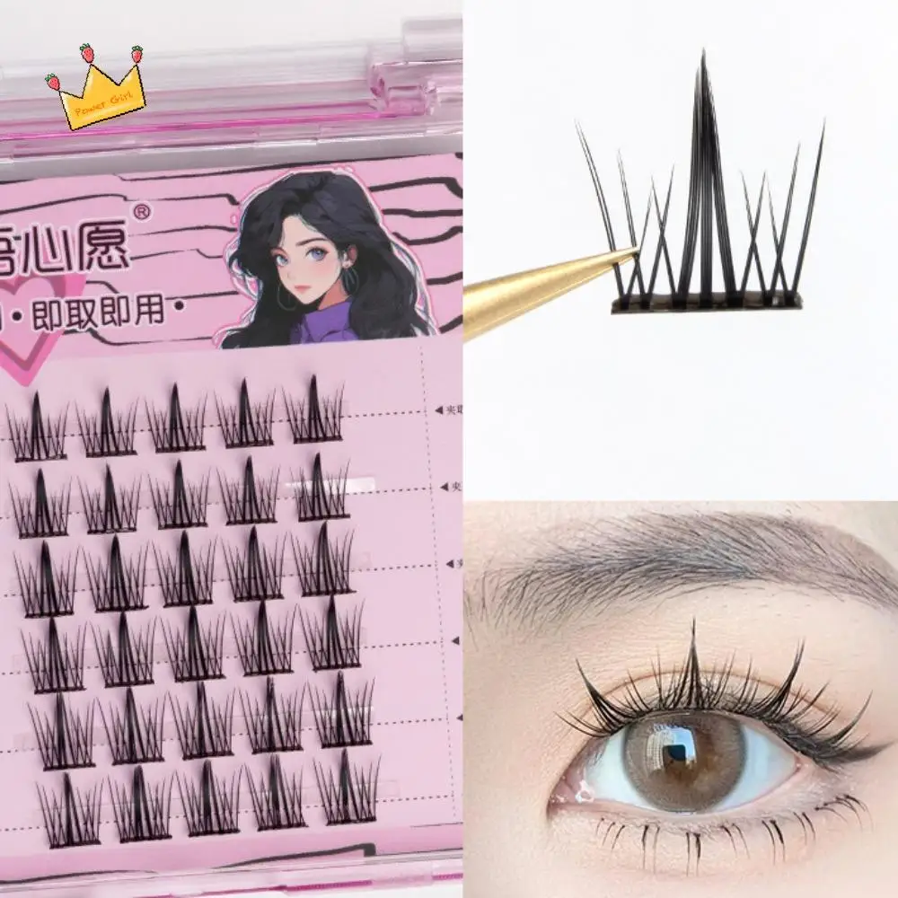 Cute DIY Self-adhesive Lash Clusters Wispy Manga Glue Free Fake Lashes Extension Makeup False Eyelash Clusters Makeup
Cute DIY Self-adhesive Lash Clusters Wispy Manga Glue Free Fake Lashes Extension Makeup False Eyelash Clusters Makeup