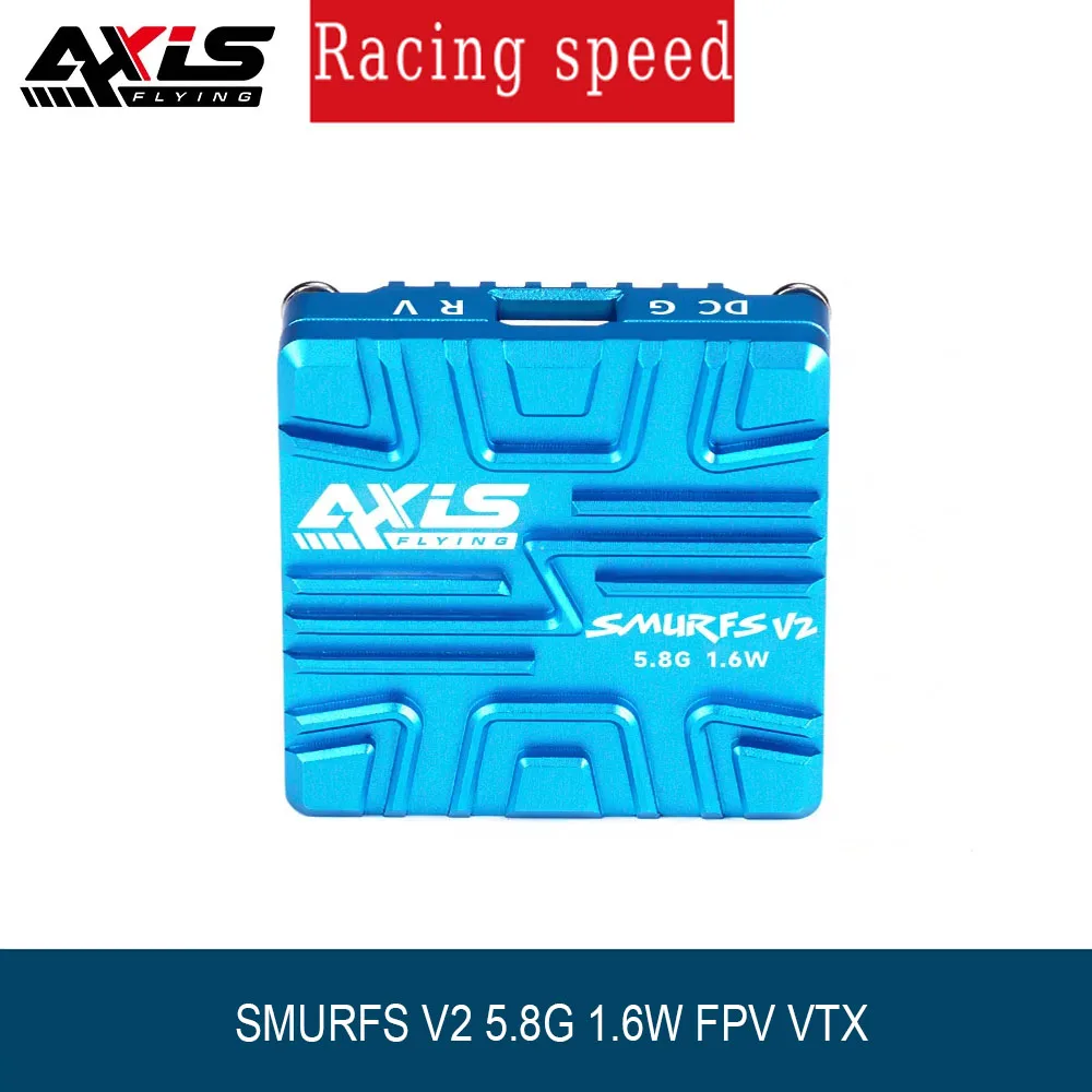 Axisflying SMURFS V2 5.8G 1.6W FPV VTX 25/100/400/800/1600mW 20x20mm for RC FPV Drone
Axisflying SMURFS V2 5.8G 1.6W FPV VTX 25/100/400/800/1600mW 20x20mm for RC FPV Drone