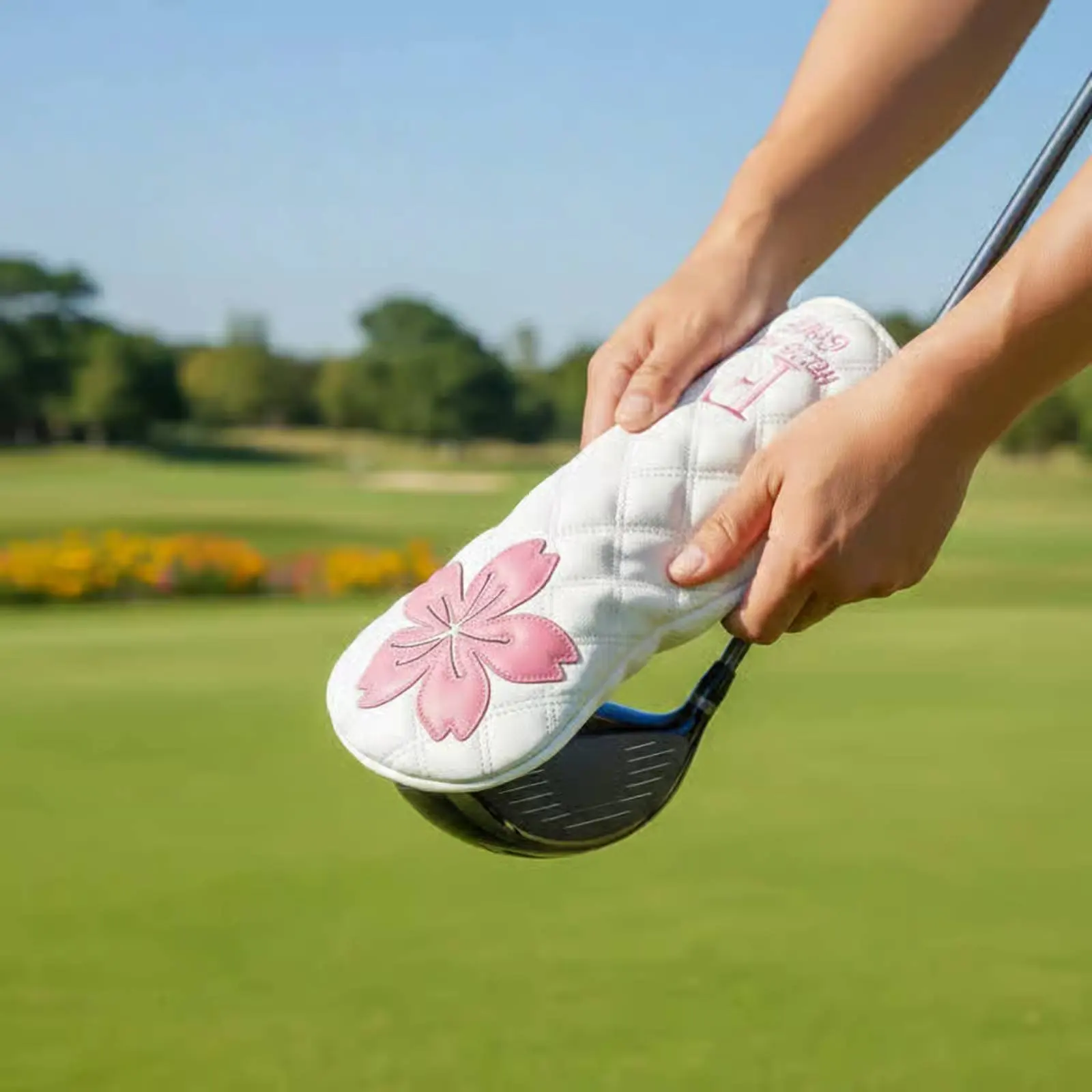 Cherry Flower Sport Headcover Interchangeable Number Tags Cherry Flower Sport Cover Quilted PU Leather Headcover Elastic Fit
Cherry Flower Sport Headcover Interchangeable Number Tags Cherry Flower Sport Cover Quilted PU Leather Headcover Elastic Fit