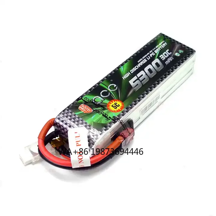Lipo Battery 3S 5300mAh Lipo 11.1V 30C Battery Pack XT60 T Plug for RC Airplane Accessories
Lipo Battery 3S 5300mAh Lipo 11.1V 30C Battery Pack XT60 T Plug for RC Airplane Accessories