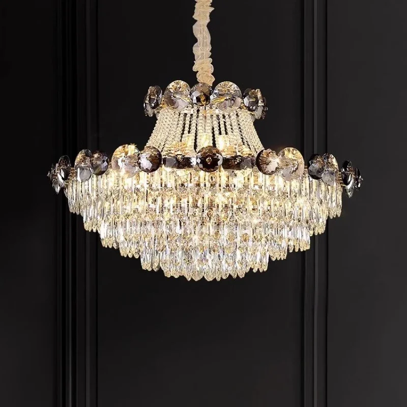 Living Room Chandelier Modern Simple Atmosphere Nordic Wind Light Luxury Round Dining Room Bedroom 2025 New Crystal Lamps Hot
Living Room Chandelier Modern Simple Atmosphere Nordic Wind Light Luxury Round Dining Room Bedroom 2025 New Crystal Lamps Hot