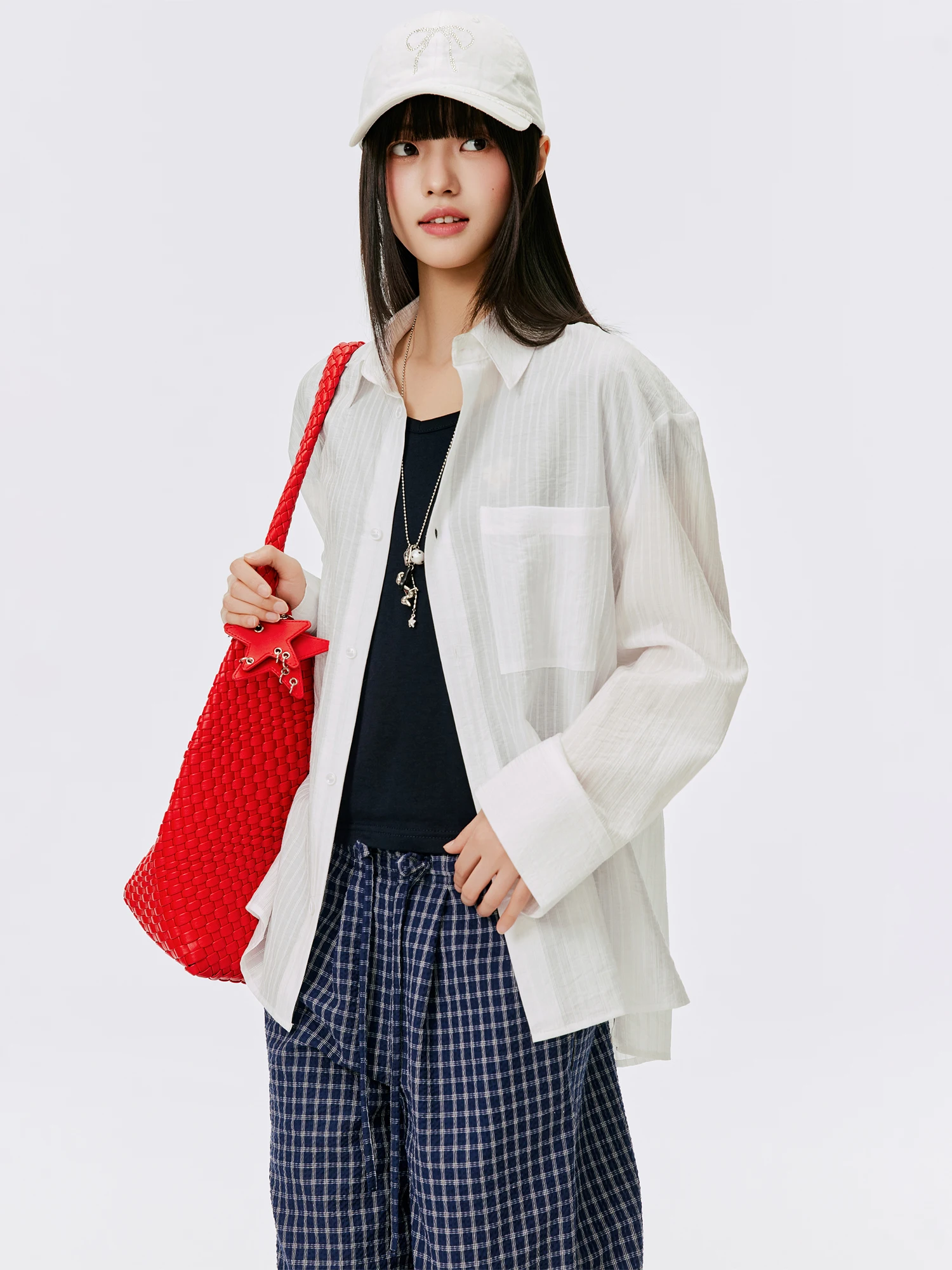 Burland Women's Loose Fit Long Sve irt Casual Korean Sle White irt Resistant to Wrinkles Outerwear Trendy Spring irt
Burland Women's Loose Fit Long Sve irt Casual Korean Sle White irt Resistant to Wrinkles Outerwear Trendy Spring irt