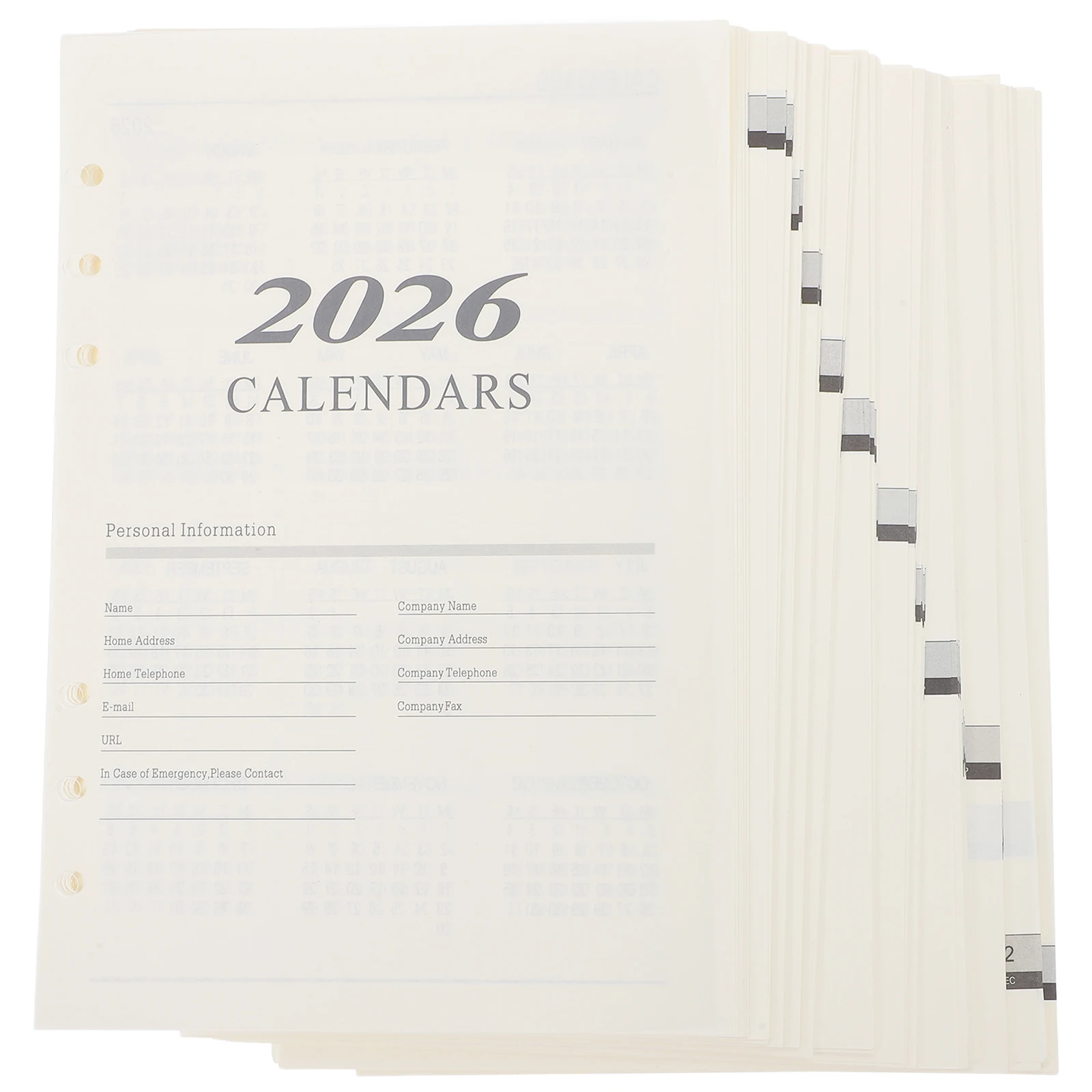 2026 Monthly Planner Refills A5 Loose Leaf Paper Inserts Six Holes Smooth Writing Notebook Core Replacement Daily Planning
2026 Monthly Planner Refills A5 Loose Leaf Paper Inserts Six Holes Smooth Writing Notebook Core Replacement Daily Planning