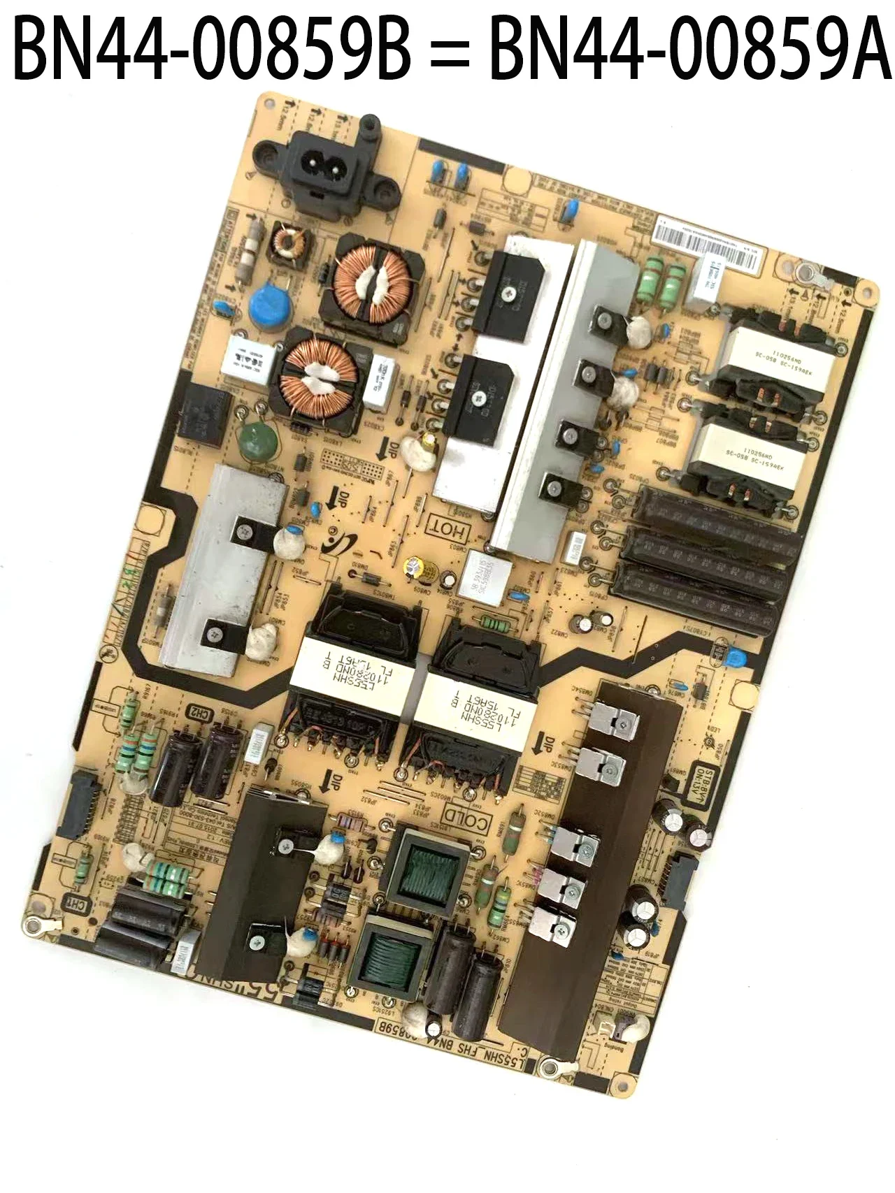 Genuine BN44-00859B = BN44-00859A L55SHN-FHS Power Board is for UA50JS7200J UA50JS7200K UA50JS7200R UA55JS7200J UA55JS7200K TV
Genuine BN44-00859B = BN44-00859A L55SHN-FHS Power Board is for UA50JS7200J UA50JS7200K UA50JS7200R UA55JS7200J UA55JS7200K TV
