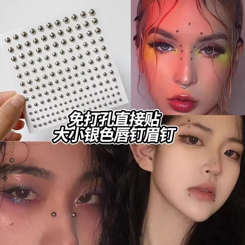 Silvery Fake Lip Eyebrow Ear Stickers Non Piercied Earring Studs Teens Hip Hop Fake Nose Nails Ring Body Belly Button Jewelry
Silvery Fake Lip Eyebrow Ear Stickers Non Piercied Earring Studs Teens Hip Hop Fake Nose Nails Ring Body Belly Button Jewelry