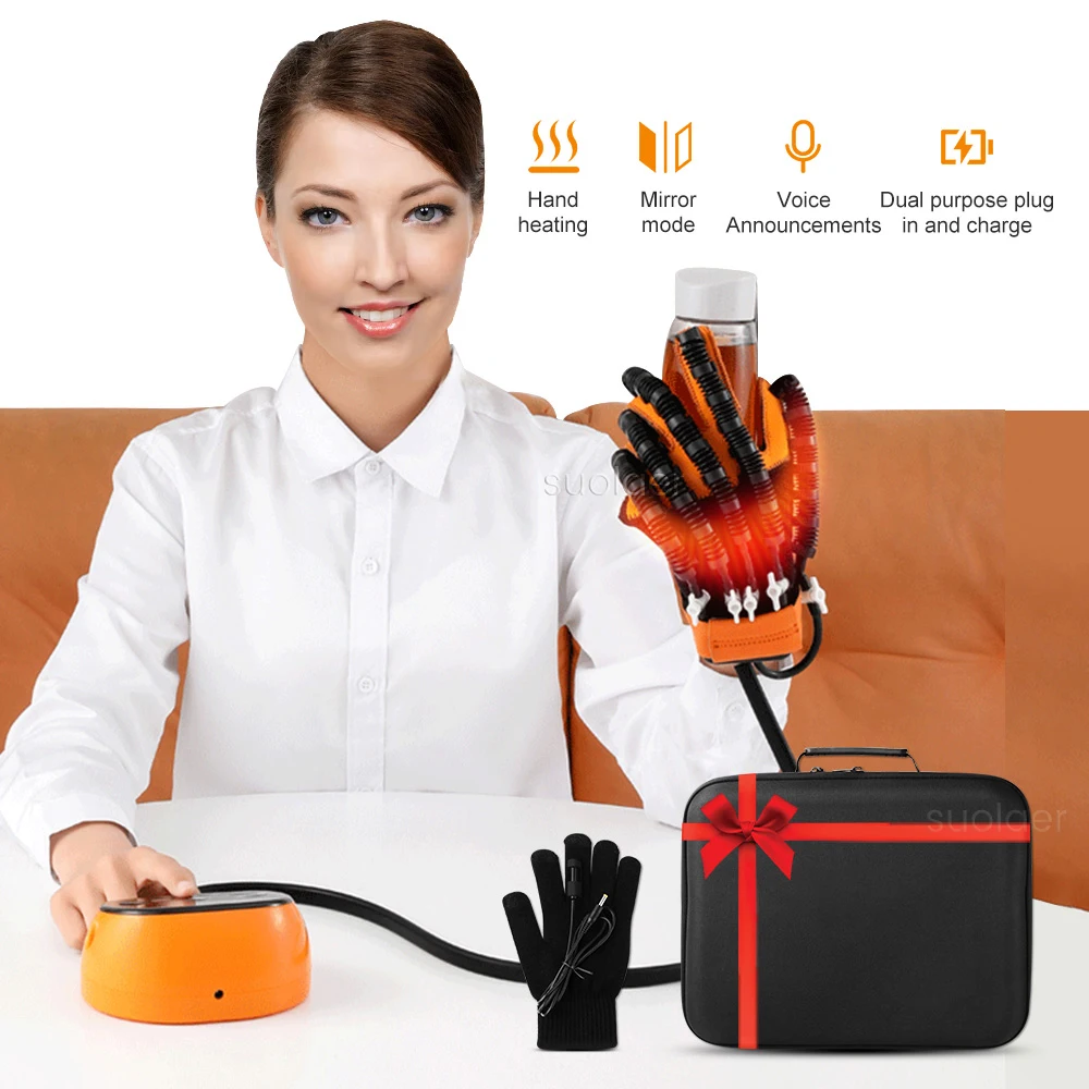 Intelligent Heating Massage Gloves Stroke Hemiplegia Robot Rehabilitation Gloves Hand Finger Function Recovery Training Device
Intelligent Heating Massage Gloves Stroke Hemiplegia Robot Rehabilitation Gloves Hand Finger Function Recovery Training Device