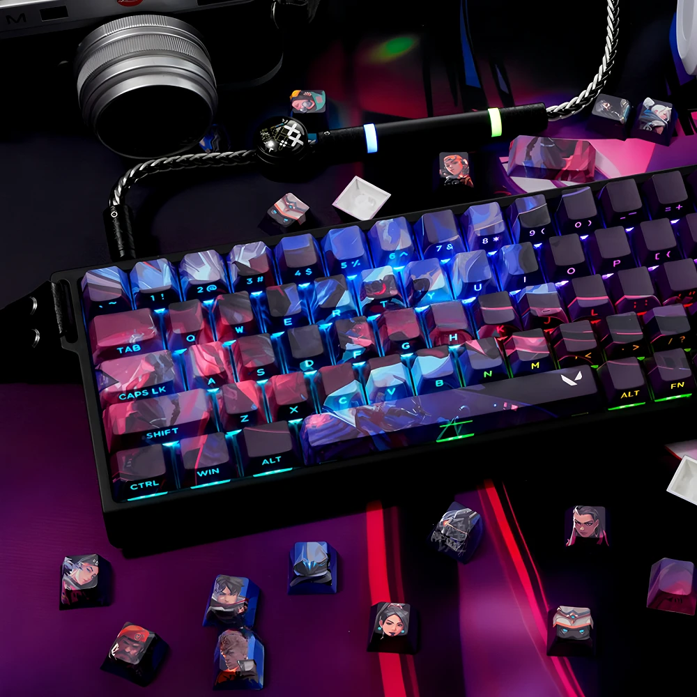 130 Keys Valentine's Spectre PBT Side Engraved Translucent Keycaps Cherry Silhouette for Cherry MX Gamer Mechanical Keyboards
130 Keys Valentine's Spectre PBT Side Engraved Translucent Keycaps Cherry Silhouette for Cherry MX Gamer Mechanical Keyboards