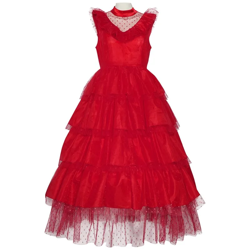 Red Witch Costume Bug Juice Lydia Halloween Performance Cosplay Skirt Traditional Chinese Stage Costume Women's Fashion Trend
Red Witch Costume Bug Juice Lydia Halloween Performance Cosplay Skirt Traditional Chinese Stage Costume Women's Fashion Trend