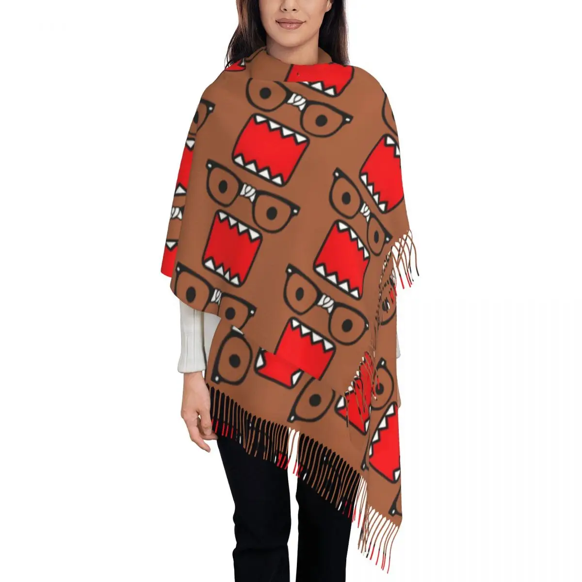 Nerd Domo Kun Scarf Wrap Women Long Winter Warm Tassel Shawl Unisex Cartoon Scarves
Nerd Domo Kun Scarf Wrap Women Long Winter Warm Tassel Shawl Unisex Cartoon Scarves