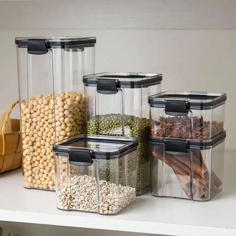 Food Storage Container Refrigerator Storage Box With Lid Clear Plastic Storage Spice Box Food Jar Sealed Multigrain Storage Tank
Food Storage Container Refrigerator Storage Box With Lid Clear Plastic Storage Spice Box Food Jar Sealed Multigrain Storage Tank