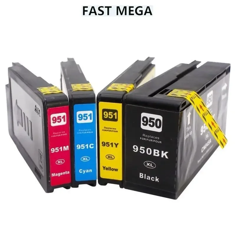 Suitable for HP 950 ink cartridge 951XL black color 4 colors 8620 8100 8610 8600 251dw printer
Suitable for HP 950 ink cartridge 951XL black color 4 colors 8620 8100 8610 8600 251dw printer