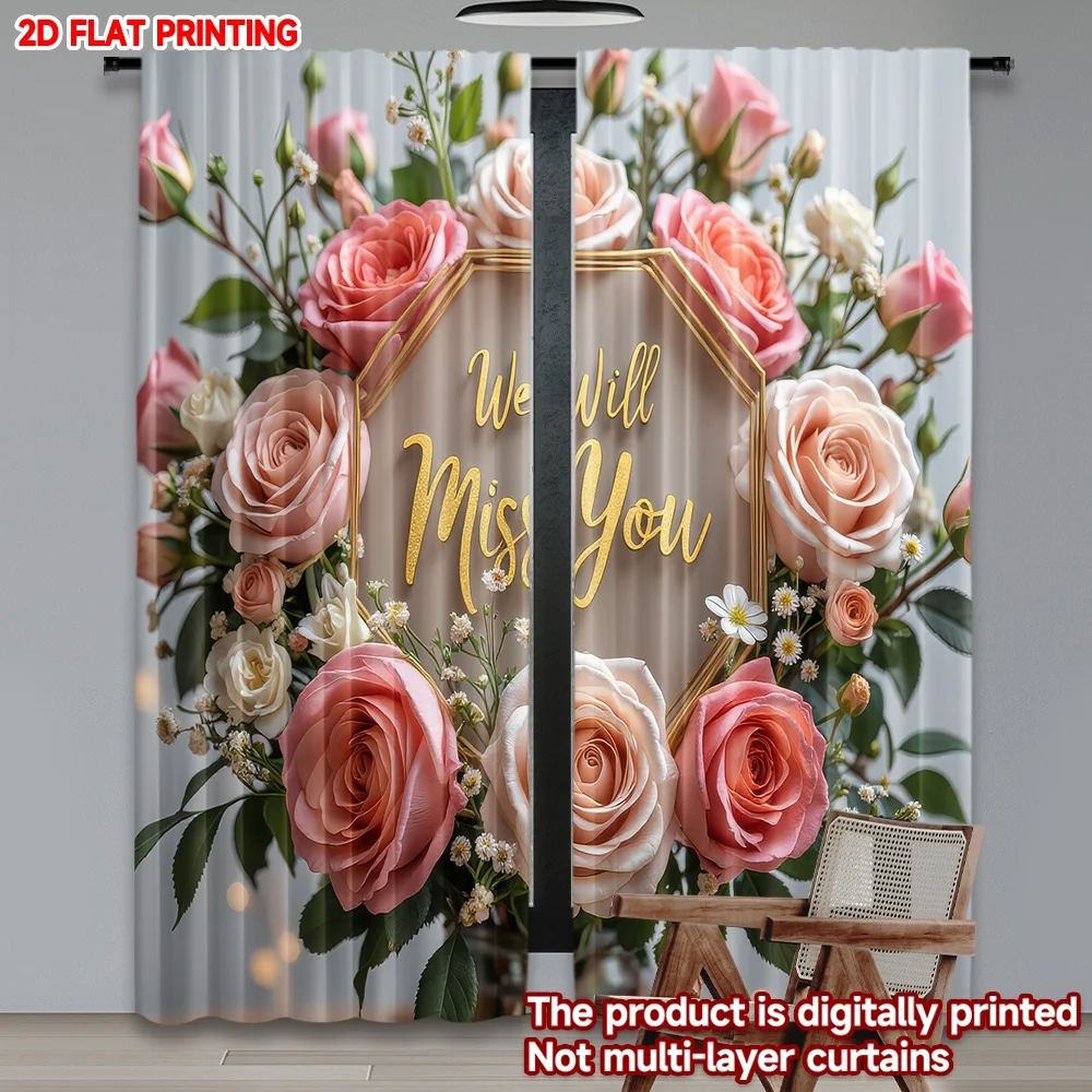 2D flat printing 2pcs Scene Curtain Farewell Floral Arrangement Digital Printed Polyester Drapes Birthday Party Perfect for
2D flat printing 2pcs Scene Curtain Farewell Floral Arrangement Digital Printed Polyester Drapes Birthday Party Perfect for