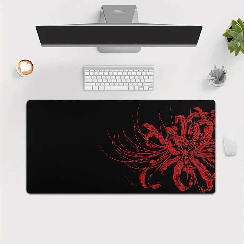 1pc Red Spider Lily XXL Mouse Pad, Dark Floral Desk Mat, Non-Slip Rubber Base, Gaming Office
1pc Red Spider Lily XXL Mouse Pad, Dark Floral Desk Mat, Non-Slip Rubber Base, Gaming Office