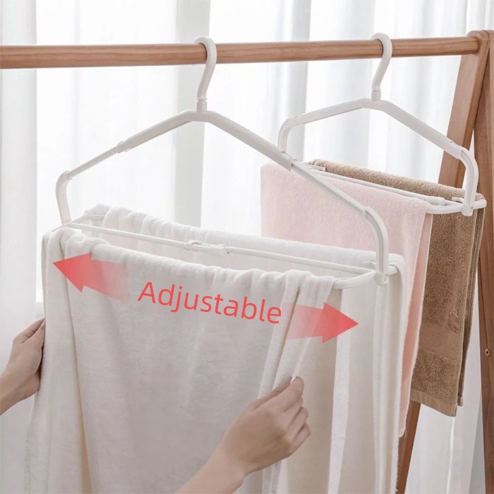 Rotating Hanger Thick Support Widening Stretchable Clothes Drying Rack Space Saving Bath Towel Storage Hanger with Clamp
Rotating Hanger Thick Support Widening Stretchable Clothes Drying Rack Space Saving Bath Towel Storage Hanger with Clamp