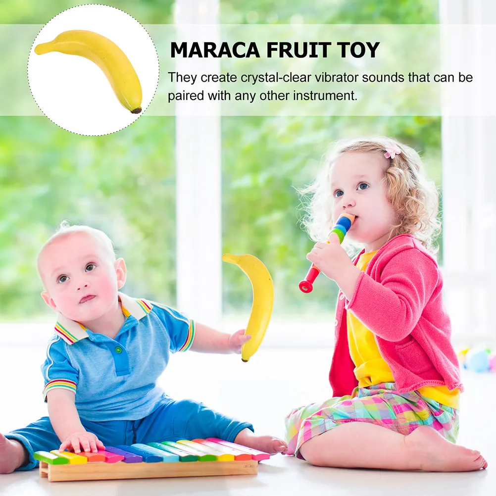 3Pcs Simulation Fruit Sand Shaker Musical Instrument Maracas Early Educational Percussion Instrument for Play
3Pcs Simulation Fruit Sand Shaker Musical Instrument Maracas Early Educational Percussion Instrument for Play