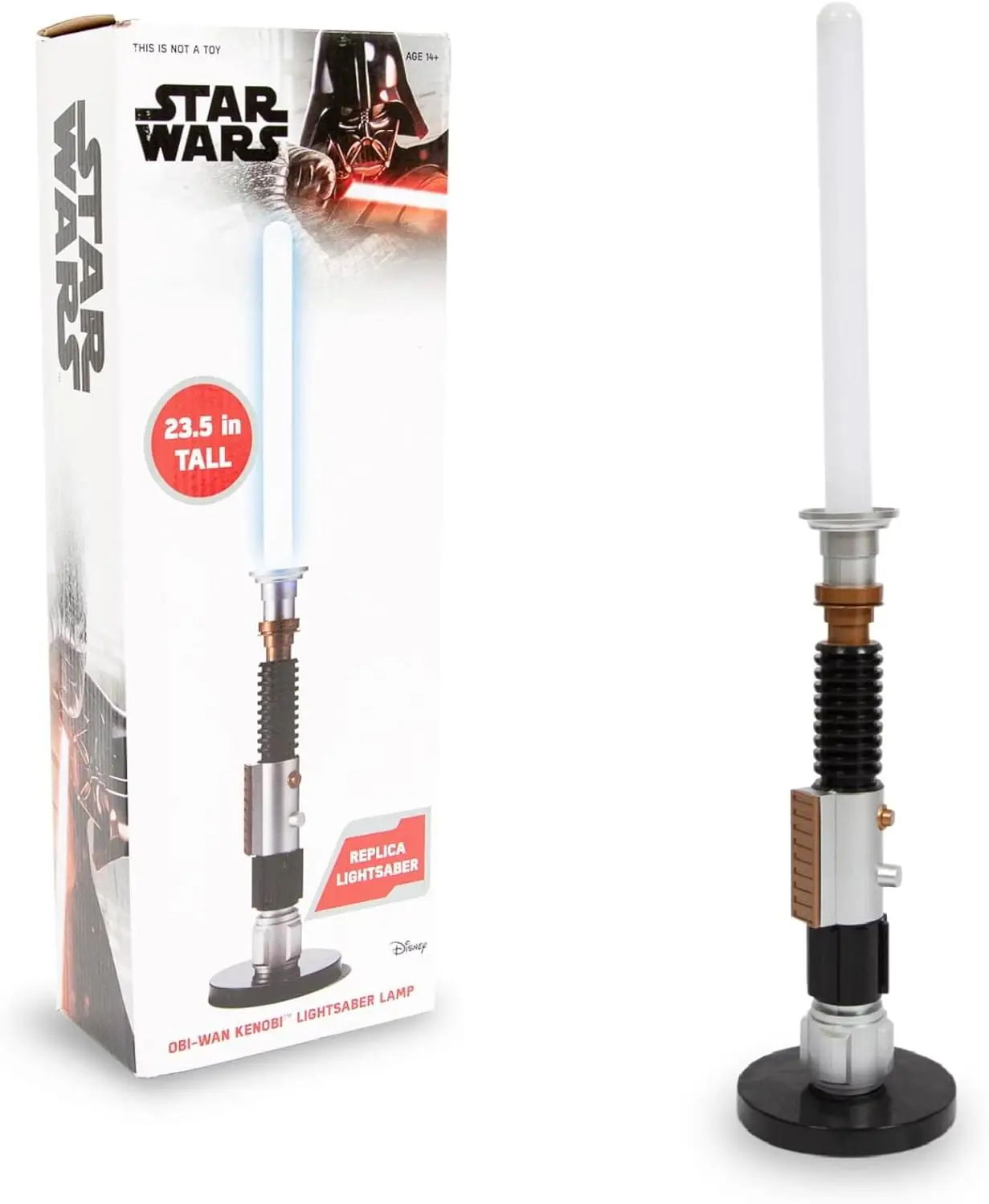 Ukonic Star Wars Obi-Wan Kenobi Blue Lightsaber 24-Inch Desktop Led Mood Light | Nightstand Table Lamp For Bedroom, Desk,
Ukonic Star Wars Obi-Wan Kenobi Blue Lightsaber 24-Inch Desktop Led Mood Light | Nightstand Table Lamp For Bedroom, Desk,
